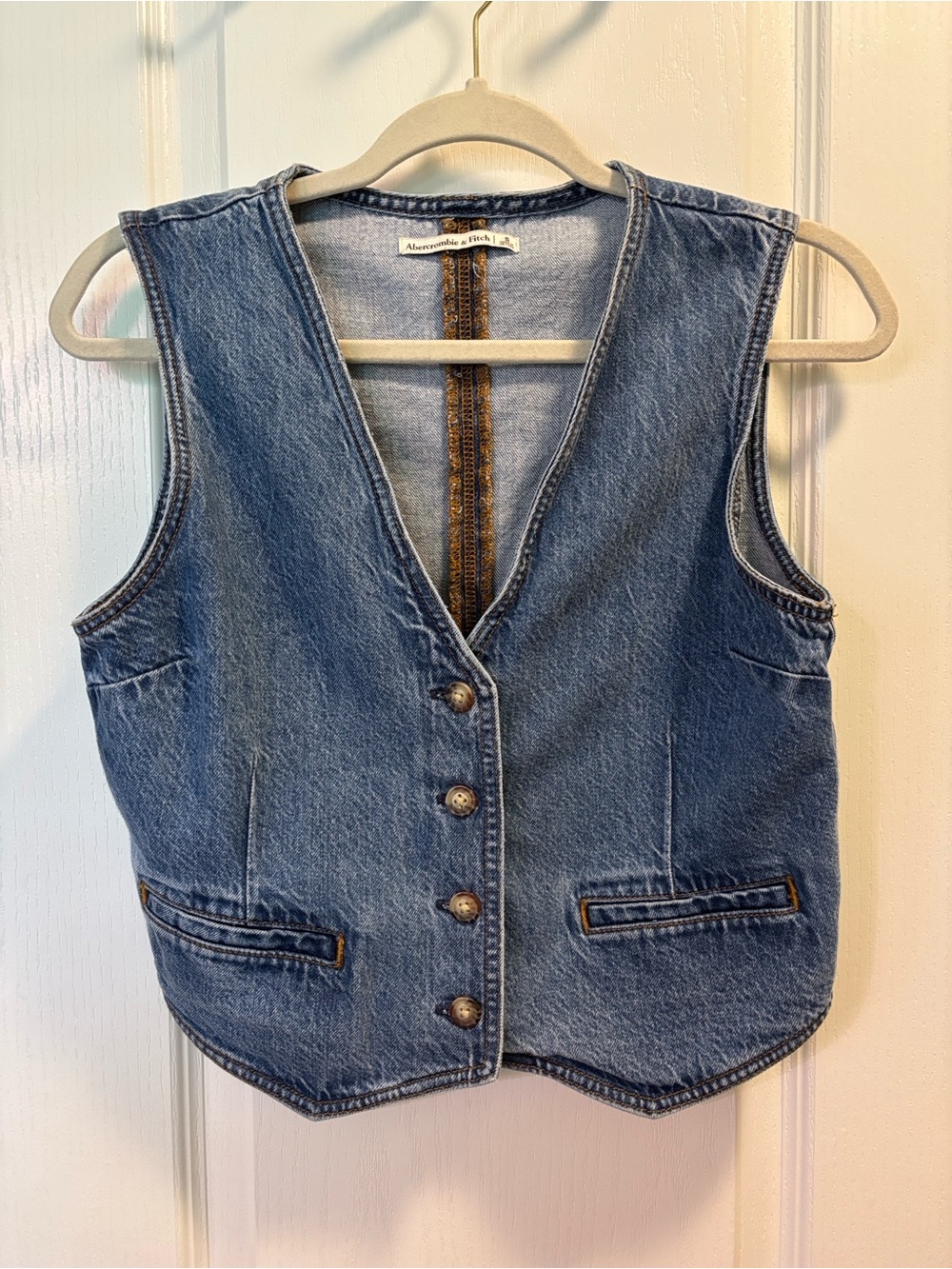 Abercrombie & Fitch Denim Vest